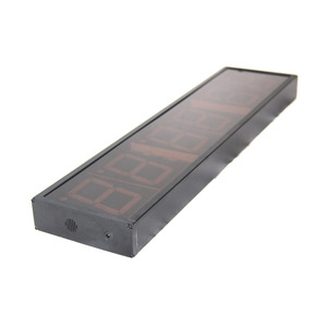CHEETIE CP19 Dekoratives modernes Design Uhrzeit Datum Temperatur 6-stellige 4-stellige 7-Segment-LED-Uhranzeige Weiß