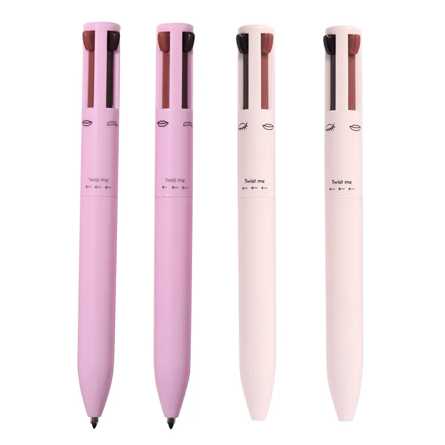 Оптовая продажа 4 в 1 водонепроницаемый карандаш для подводки глаз маркер Перманентный карандаш для губ макияж карандаш для бровей