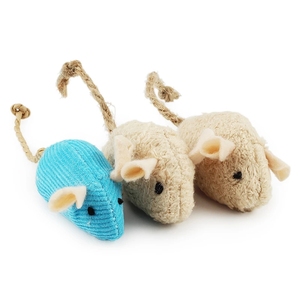 Juguete de Catnip ratones forma gatos, juguetes de peluche de ratón Cat Chew de limpieza de los dientes interactivo juguete - Product Image 6
