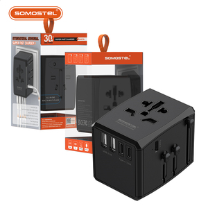 世界旅行适配器，带2个USB + 2个Type-C国际一体化全球通用，带Usb和c型美国/欧盟/英国/非盟 - Product Image 6