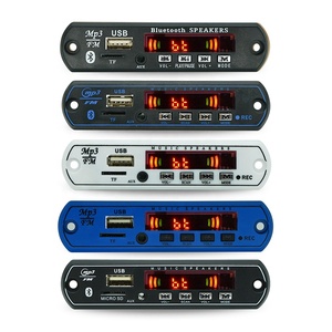 オーディオデコーダーモジュールBluetoothボイスレコーダーUSBキット12VMP3ミュージックPCBボード (LED付き) - Product Image 6