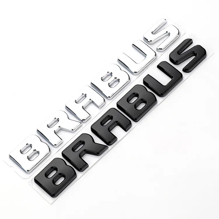 Cheap Custom Your Own Logo Metal 3D Stickers Logo Badge Emboss Car Emblem