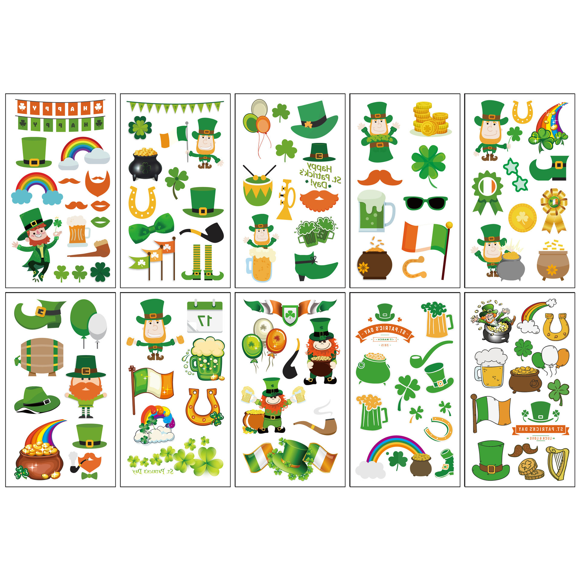 10 stili per il giorno di st. patrick