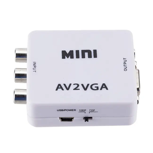迷你1080P RCA CVBS影音至VGA适配器AV2VGA视频转换器，带USB电源线AV2VGA视频转换器转换器盒 - Product Image 2