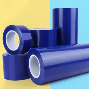 蓝色彩色聚乙烯/LLDPE拉伸塑料收缩包装薄膜20微米高品质托盘包装工厂价格 - Product Image 6