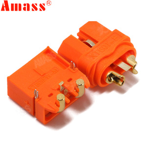 Sinyal Pin XT60IPW XT60I yatay dikdörtgen plaka fişi ile AMASS 2 2 + 1 bağlayıcı Rc parçaları için iki çekirdekli versiyonu - Product Image 2