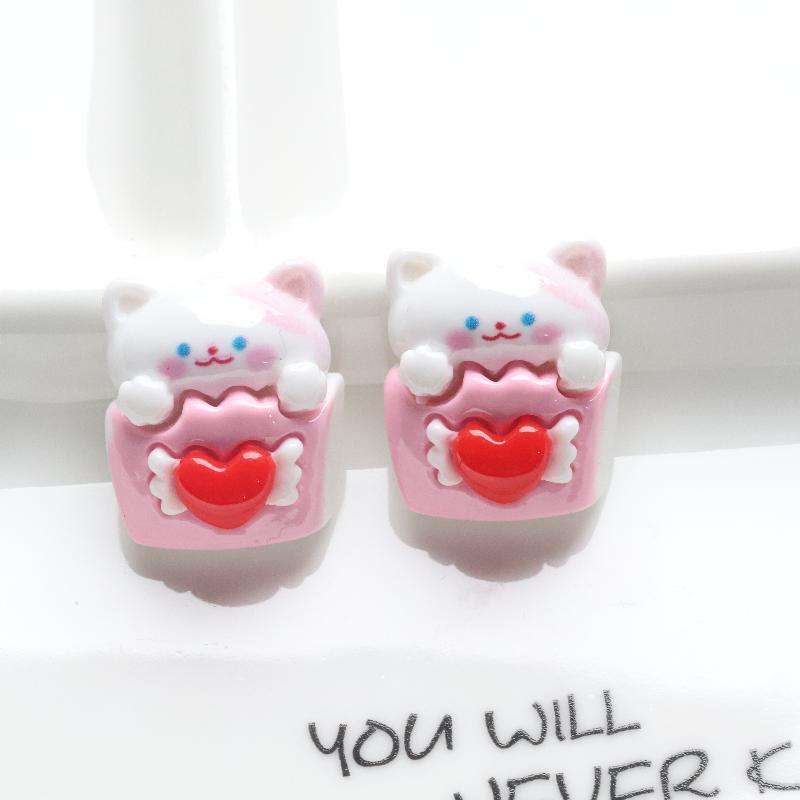 colorful Cat Heart Wing Cup