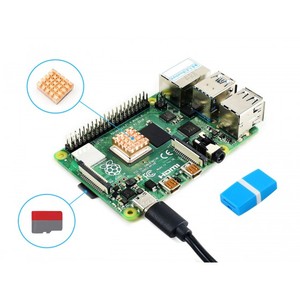 Raspberry Pi 4 modello B Starter Kit parti essenziali
