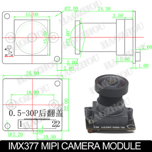 HZ OEM 12MP 4K IMX377 WDR <strong>Video</strong> <strong>Camera</strong> Module 1/2.3 Inch FF RGB CMOS Sensor AR/VR Wide Angle <strong>Camera</strong> Module MIPI - Product Image 5