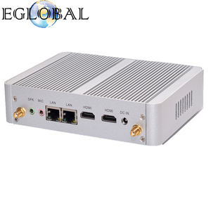 Eglobal 2025 Fanless Mini PC Intel Celeron N3150デュアルVGA 2LAN DDR3L 128GB 256GB 512GB 1T Bareboneコンピュータ新しい米国/AUオプション - Product Image 2