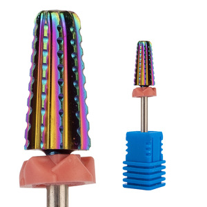 2024 <span class=keywords><strong>Facebook</strong></span> Hot Bán móng tay khoan bit 5 trong 1 Nail nộp hồ sơ bits công cụ làm móng tay lớn mịn Cone Carbide Tungsten Nail Khoan Bits - Product Image 1