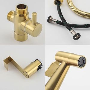 Paslanmaz çelik tuvalet arkadaşı banyo kullanımı için bide basınç artırma memesi ile püskürtme tabancası Set sınır ötesi e-ticaret için - Product Image 4