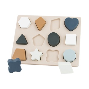 Bebek istifleme oyuncaklar, silikon istifleme halkaları diş çıkarma oyuncak yıldız şekli ile, yumuşak yapı taşları Montessori erken eğitici oyuncak - Product Image 6