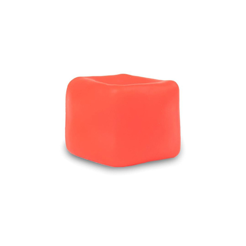 5.5 cm ice cube maltose squeeze toy-red