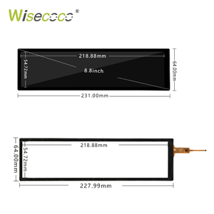 Display Monitor sistema PC schermo LCD da 8.8 pollici 1920x480 IPS pannello Touch Screen modulo Touch Screen - Product Image 5