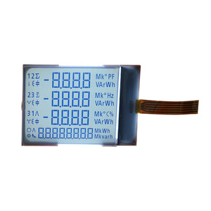 Benutzer definierte Größe LCD-Bildschirm 7 Segment LCD-Anzeige Ic Nr. Dd8633G Fstn 3,3 V LCD-Modul für Stromzähler - Product Image 1