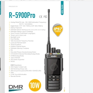 R5900Pro Radio digitale bidirezionale professionale con funzione di decodifica della Privacy - Product Image 2