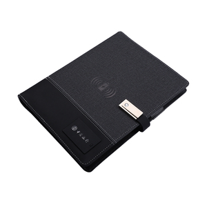 <strong>2025</strong> New <strong>Design</strong> <strong>Custom</strong> LED Light logo A5 Size 8000mah Wireless Charger Power Bank Diary <strong>Notebook</strong> with USB - Product Image 5