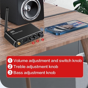 USB AUX 3.5插孔RCA DAC Spdif放大器解码器光学同轴数模蓝牙接收器音频转换器 - Product Image 4