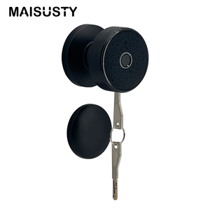 Biyometrik parmak izi dijital anahtarsız Tuya Wifi kapısı akıllı sürgü kapı kilidi şifre ile - Product Image 6
