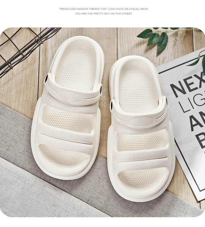 Trend Anti-slip Unisex Slippers and Sandals Beach Dual-use Non-slip Slippers for Men