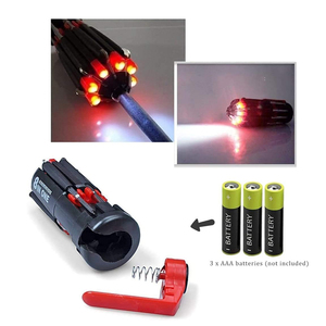 ポータブル8 in 1多機能ドライバーツールセットLEDトーチ精密ツールセット - Product Image 4