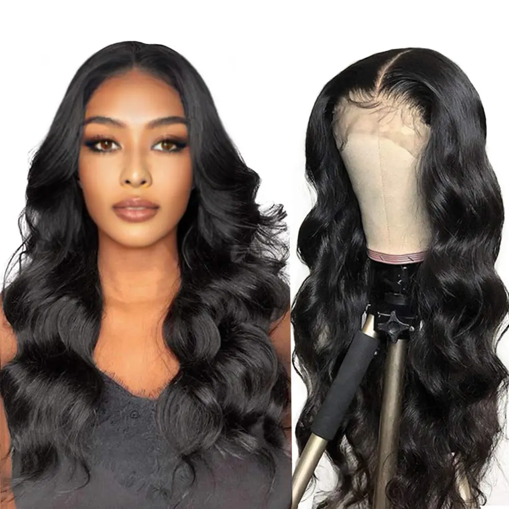 Wholesale Hair Vendor For Beauty Supply Unprocessed Mink Brazilian Virgin Human Full Lace Front 360 Lace Frontal Hair Wig