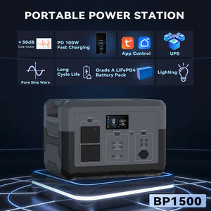 Pufa OEM ODM纯正弦波太阳能发电机2400w 3000w 5000w LiFePO4便携式家用电站