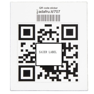 QR kod yapışkanlı etiket/QR kod etiket - Product Image 2