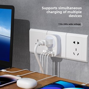 Multi-Country Universal Travel Socket <strong>Adapter</strong> Multifunctional <strong>USB</strong> Plug Converter QC3.0 Function 15W <strong>Output</strong> <strong>Power</strong> 5V/3A - Product Image 2