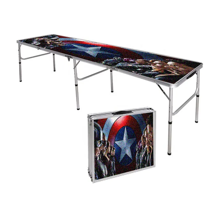 Mesa plegable de Beer Pong, producto ew de 8 pies, a medida