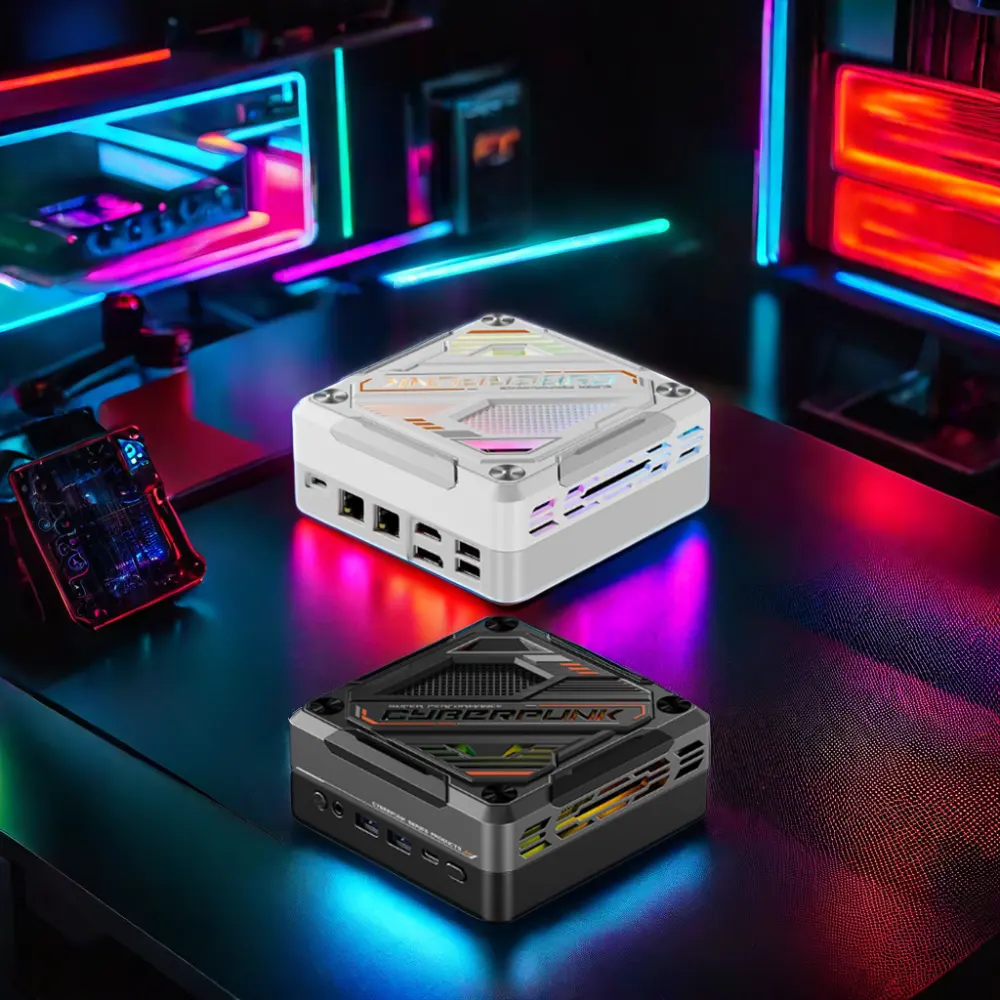 AMD R7 7840HS Mini PC Gaming DDR5 M.2 NVME Win11 LAN WIFI6 Ventilador de refrigeración computadoras Gamer-Grade minipc computadora de escritorio