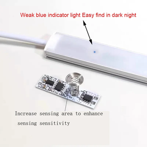 DC5V 24V 12V Módulo de sensor táctil LED Sensor de capacitancia de atenuación inteligente Interruptores inductivos - Product Image 4