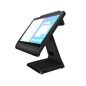 15.6&quot; Ordering Machine Desktop <strong>Computer</strong> Single Double Retail Pos Touch Screen Monitor All in One Pos <strong>System</strong> with Windews