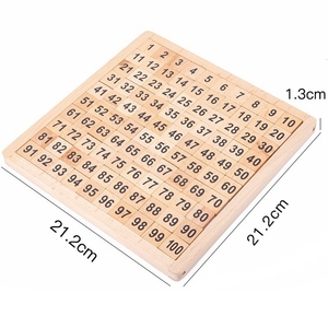 数学1-100連続数カウントボード木製数数学学習玩具 - Product Image 2