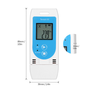 TempU03 çok USB sıcaklık ve nem kaydedici PDF 32000 puan kayıt kapasitesi ile - Product Image 5