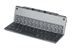 Teclado inalámbrico con dientes azules, 60 teclas, ultrafino, plegable, IOS, Android, Gana, teléfono inteligente, tableta, portátil, teclados plegables B048 PLUS