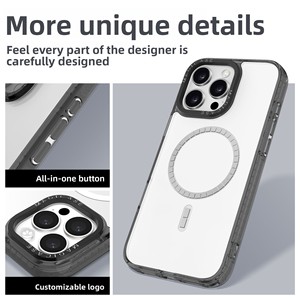 Apple iPhone için 16 Pro manyetik cep telefonu kılıfı çeşitli renkler sert TPU kabuk değiştirilebilir arka Panel koruyucu kapak - Product Image 5