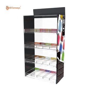Tùy chỉnh 4 tầng Acrylic Vaporizer hiển thị đứng Rack hiển thị Acrylic hiển thị đứng cho thuốc lá - Product Image 5