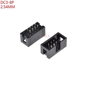DC3-<strong>8p</strong> 2.54MM pitch JTAG ISP MALE SOCKET straight idc box <strong>headers</strong> PCB CONNECTOR DOUBLE ROW 2x4PIN dc3 8 PIN <strong>8P</strong> <strong>HEADER</strong> - Product Image 1