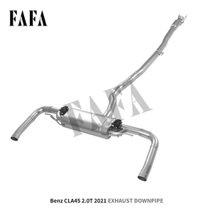 Mercedes Benz 2.0 2021 T egzoz borusu susturucu egzoz sistemi orta kuyruk yüksek performanslı kedi geri - Product Image 2