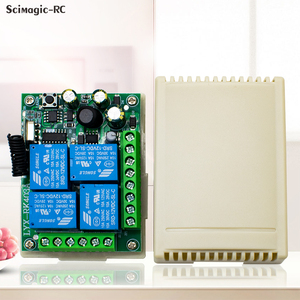 SMG-804 беспроводной Радиочастотный 433 пульт дистанционного управления AC 110 В 220 В 85-256 В 10A 4-канальный модуль переключения <span class=keywords><strong>RF</strong></span> 433 пульт дистанционного управления - Product Image 2