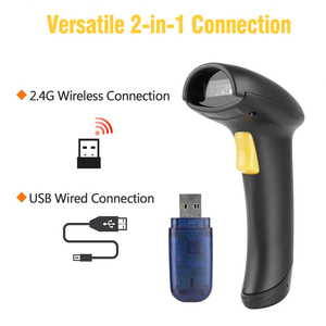 Cheap Wired Portable <strong>Bar</strong> <strong>Code</strong> Laser Handheld Qr <strong>Code</strong> 1D <strong>2D</strong> Barcode Scanner for Pos System - Product Image 4
