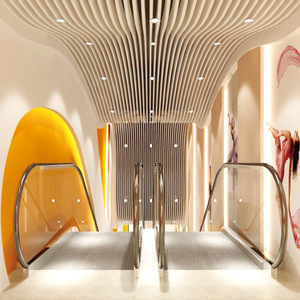 Hiện đại trang trí trần giả thiết kế đá đen trần kim loại nhôm đường cong vách ngăn Trần - Product Image 3