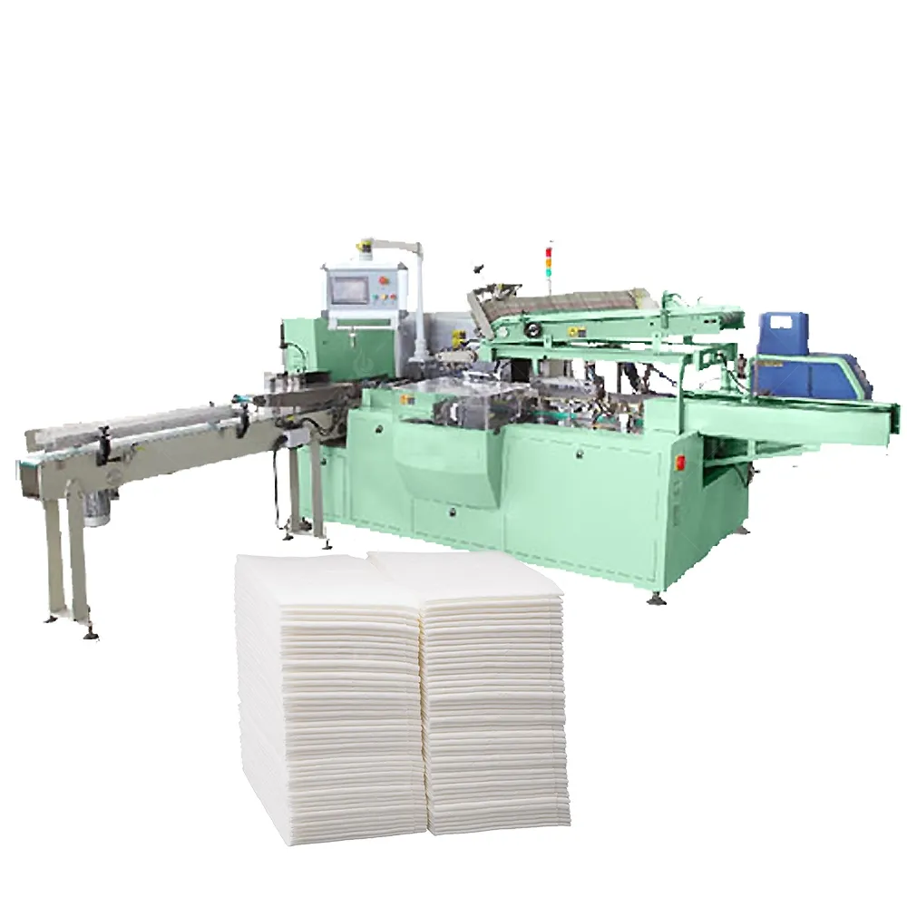 Automatic Napkin/Serviette Paper Tissue Making Production Folding Machine Napkin Paper Packaging Machine