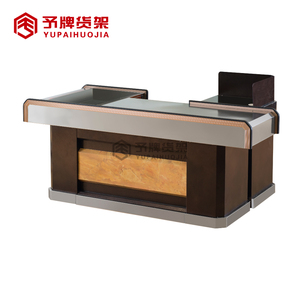 批发定制现代接待柜台时尚现代收银台结账柜台 - Product Image 2
