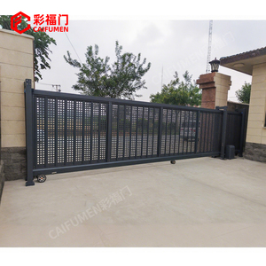 Bán Buôn Công Nghiệp Trượt Cổng Có Thể Thu Vào Cổng Điện Tự Động Tùy Chỉnh Kích Thước Ngoài Trời Xây Dựng Trang Web Công Nghiệp - Product Image 2