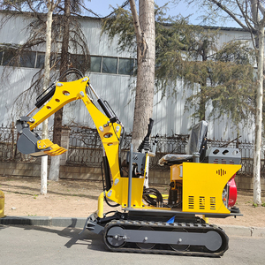 Motor Günstige 0,8 Tonnen Micro Digger Neue Funktion Schnecken bohrer für die Gartenarbeit Hot Sale Mini bagger - Product Image 5