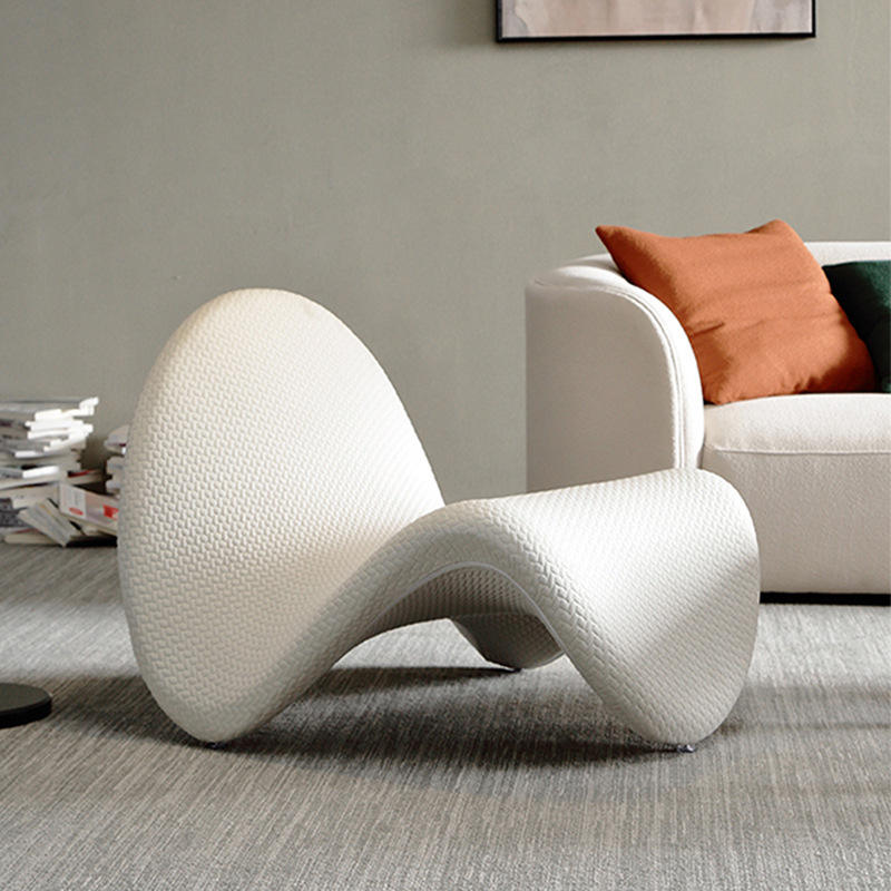 Tongue sofa-wheat grain pattern