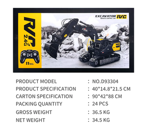 Chenghai <strong>Toys</strong> 2.4g Oversized Alloy Remote Control Excavator Classy <strong>Black</strong> Technology Kids Engineering Vehicle for Expert - Product Image 6